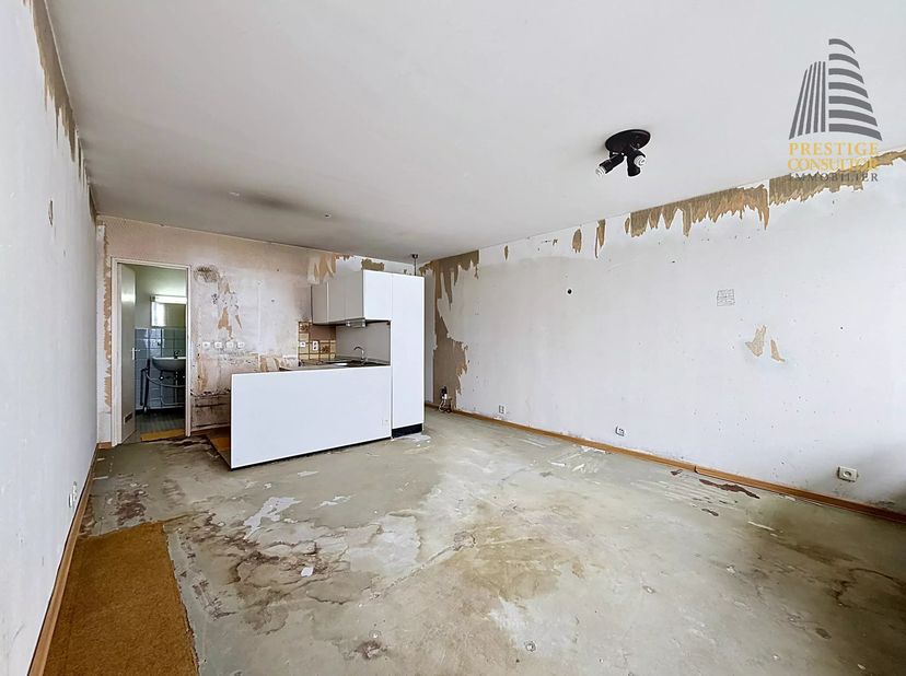 ANDERLECHT - REF: 87000210 - STUDIO MET TERRAS !!<br />
Gelegen op de zestiende verdieping van een mede-eigendom, bieden wij u te koop aan deze studio