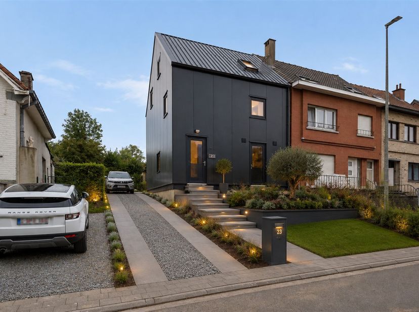 Maison de 3 chambres à coucher moderne et économe en énergie à Iddergem<br />
<br />
<br />
<br />
Situation<br />
<br />
Situé dans la Molenstraat