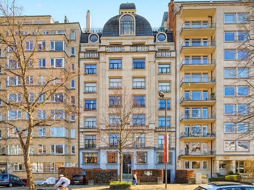 Elegante gerenoveerde studio van +- 60 m²<br />
Tussen de Franklin Rooseveltlaan en de Louizalaan, elegante kleine studio op de begane grond van een m