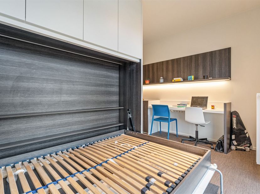 Residentie Woods:<br />
<br />
Deze studentenresidentie is gelegen aan de achterkant van het station van Leuven.<br />
<br />
Op de eerste verdiep