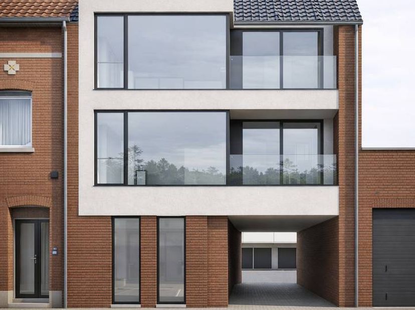 Elk appartement beschikt over:<br />
- 2 volwaardige slaapkamers<br />
- Een ruim en zonnig terras<br />
- Een lichtrijke leefruimte met open keuken<b