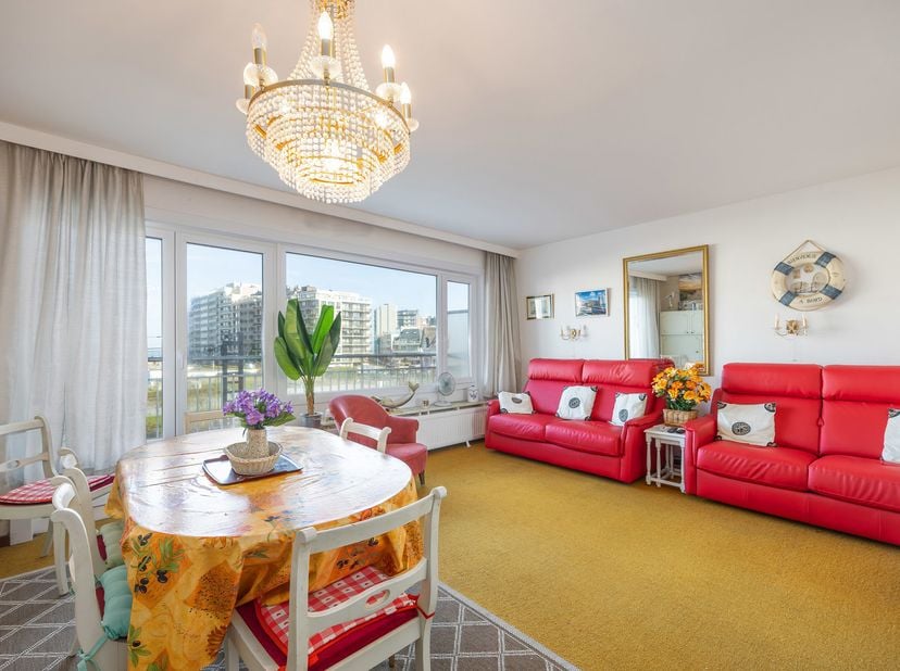 Residentie PANORAMIC C – Westende: instapklare gemeubelde studio met ver zeezicht.<br />
Op een uitstekende ligging in Westende, op wandelafstand van