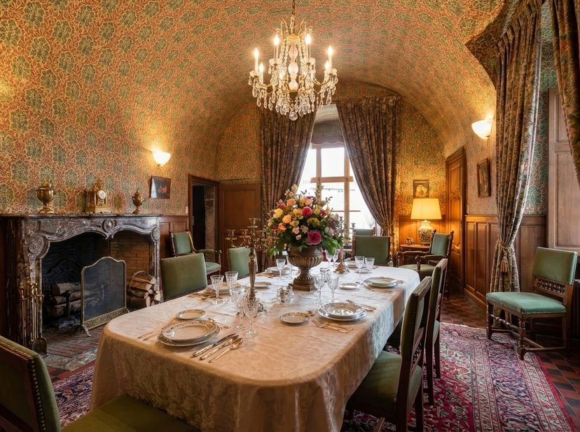 Situé entre Mons et Chimay, au cur de la Thudinie, ce château du XIVe siècle se distingue par son architecture gothique et ses tours remarquablement c