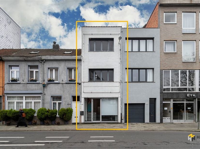 Shophouse polyvalent (163 m²) avec beaucoup de possibilités à Anvers (2020).<br />
L'immeuble jouit d'une situation très centrale, de sorte que les cl