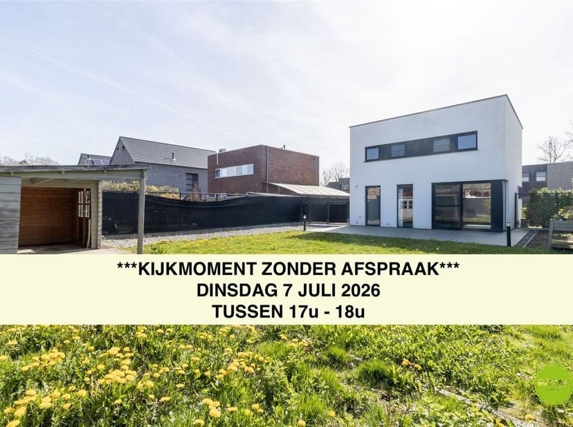 ***KIJKMOMENT ZONDER AFSPRAAK: DINSDAG 7 JULI 2026 TUSSEN 17u - 18u***<br />
Moderne open bebouwing met 3 slaapkamers op een rustige locatie in Berin