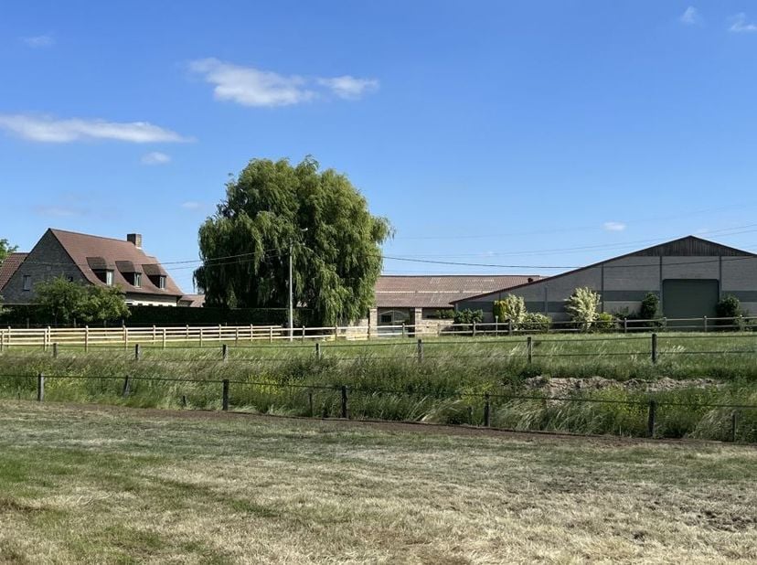 Dit prachtige domein bestaat uit een luxe landelijke villa met zeer mooie tuin en gebouwen.<br />
Voormalige rundveestallen, grote loodsen geschikt vo