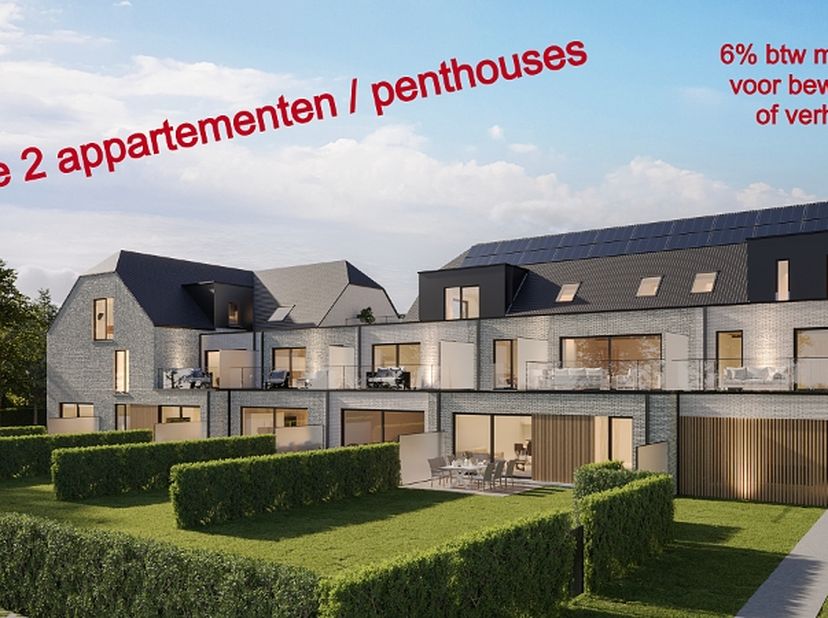 BEZOEK HET PENTHOUSE na afspraak &amp;nbsp;<br />
LAATSTE 2 appartementen/penthouses te koop.<br />
De werken zijn in uitvoering - oplevering 4/2027 - REE