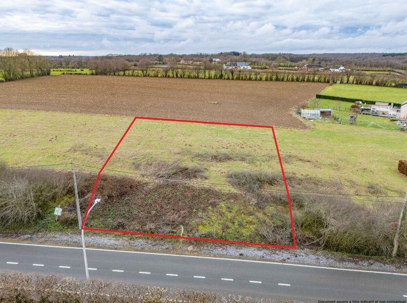 ERA B-LUX stelt deze bouwgrond van 10 are 66 voor, gelegen in het charmante dorp Beauwelz, in de gemeente Momignies. Het perceel maakt deel uit van ee