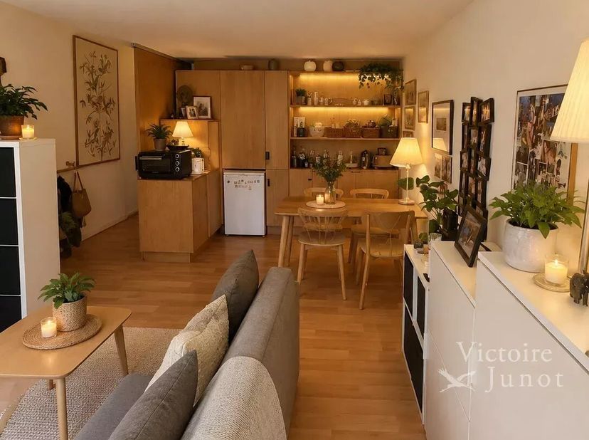 Ontdek deze charmante studio van 40 m² in het hart van Woluwe-Saint-Lambert. De lichtrijke leefruimte is smaakvol ingericht en biedt een ontspannen sf