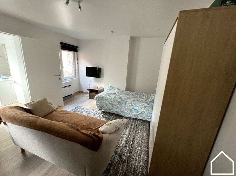 Deze charmante, volledig gemeubelde studio ligt op wandelafstand van het centrum en combineert comfort met een praktische indeling.<br />
<br />
De ge