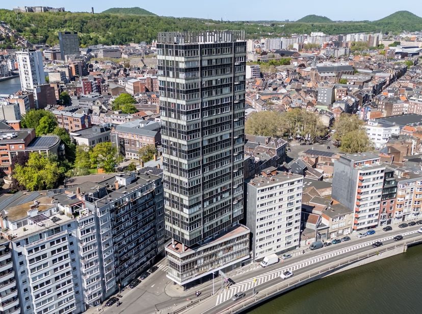 Easyhome vous propose ce studio idéalement situé sur le Quai de l’Ourthe à Liège, au 10ème étage d’une résidence avec ascenseur, offrant une superfici