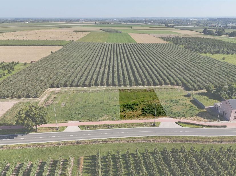 Centraal gelegen bouwgrond op een knap perceel van 10a04ca<br />
<br />
Omgeving:<br />
+ Vlotte en snelle bereikbaarheid door de verbindingsweg<br
