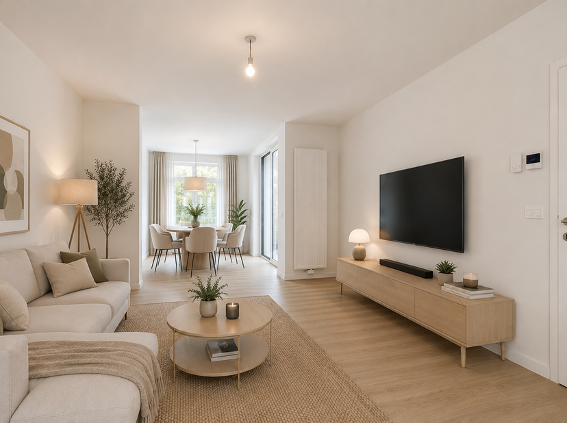 Situé dans un quartier calme près de l'avenue Louise, ce magnifique appartement de deux chambres offre un confort moderne avec une touche de luxe. Il