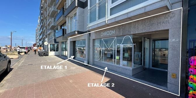 Bedrijfsvastgoed te koop in Zeedijk-Knokke 689/690 - 691/692, 8300 Knokke