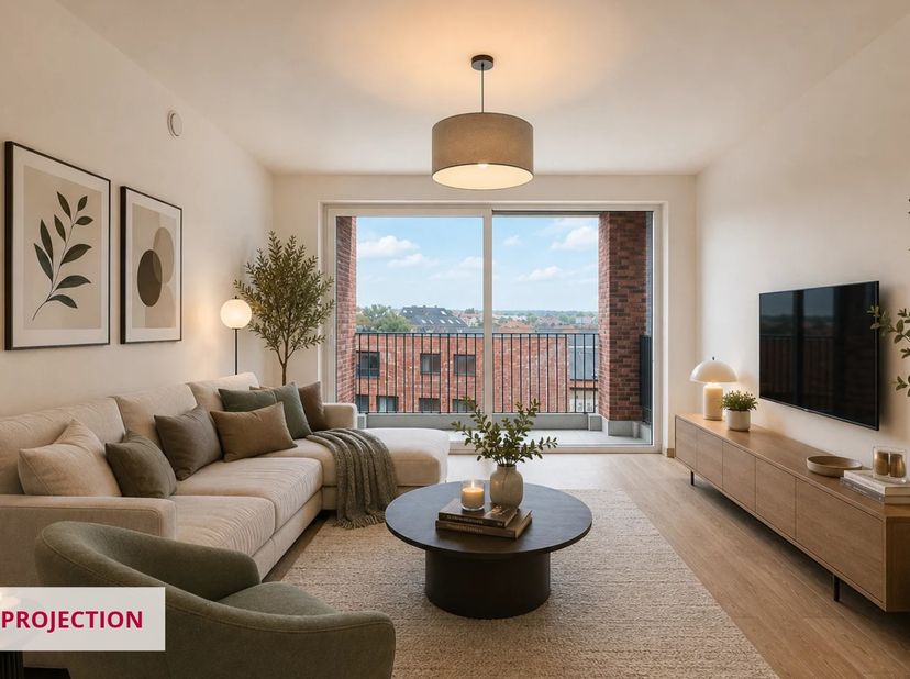 Idéalement situé De Lediaanstraat à Diegem, dans un environnement résidentiel agréable, Expat Housing vous propose ce bel appartement non meublé de 11