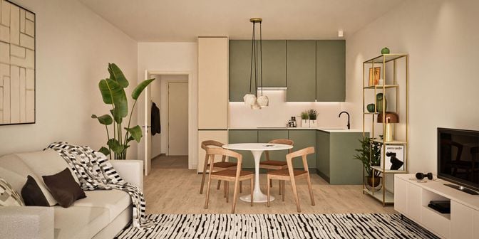 Appartement à vendre à Rue Vanderkindere 170-176 boîte 1.01, 1180 Uccle