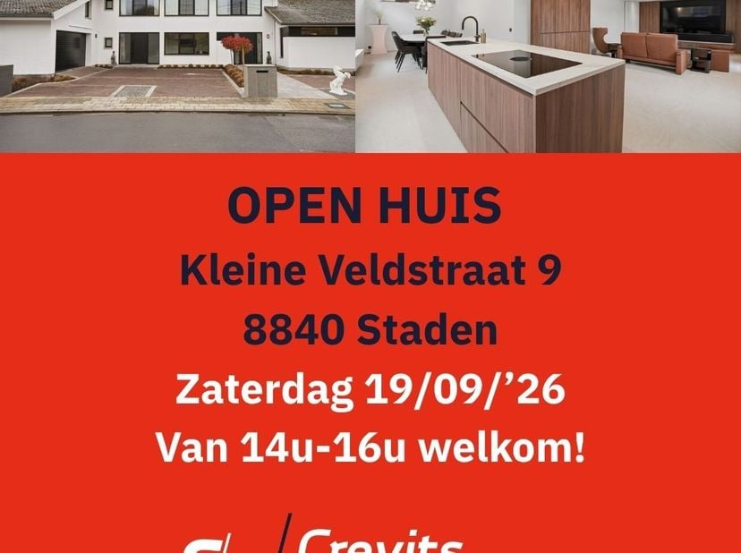 Huis te koop in Kleine Veldstraat 9,
                    8840 Staden