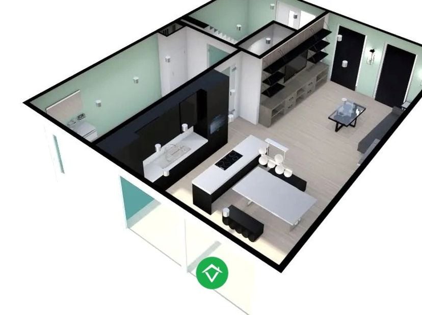 Dit stuk bouwgrond is gelegen in het centrum van Koekelare en heeft een totale opp. van 216 m².<br />
<br />
De werken zijn gestart om er een halfopen