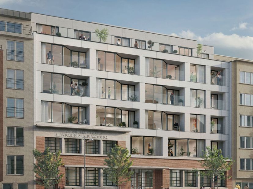 EVERE - Gelegen in de prachtige reconversie van een Art Deco gebouw in een rustige woonwijk dicht bij tal van faciliteiten (scholen, winkels, luchthav