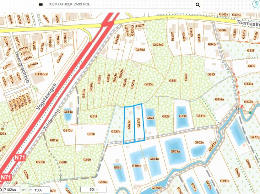 Terrain à vendre
                    à 2400 Mol
