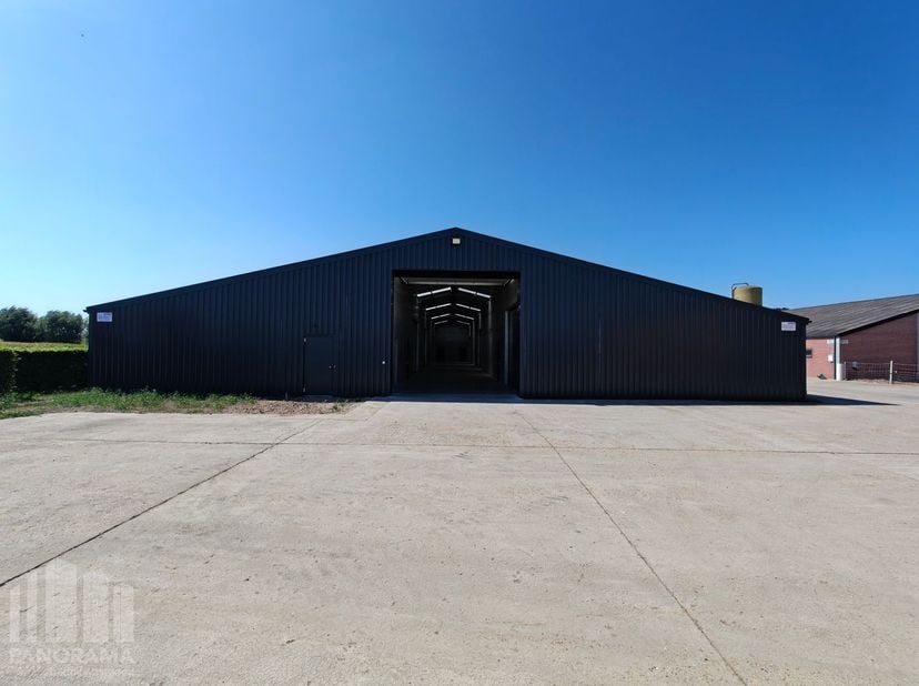 Opslagloods van 488 m² te huur, vlot bereikbaar en volledig uitgerust. Deze praktische opslagruimte is toegankelijk via een gemeenschappelijke, afgesl