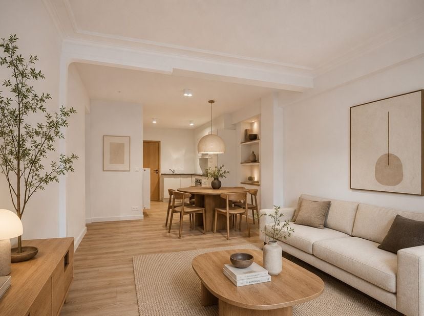 Ce magnifique studio rénové avec cave est situé au troisième étage à l’arrière de l’immeuble. L’agencement est pratique et confortable, avec une salle