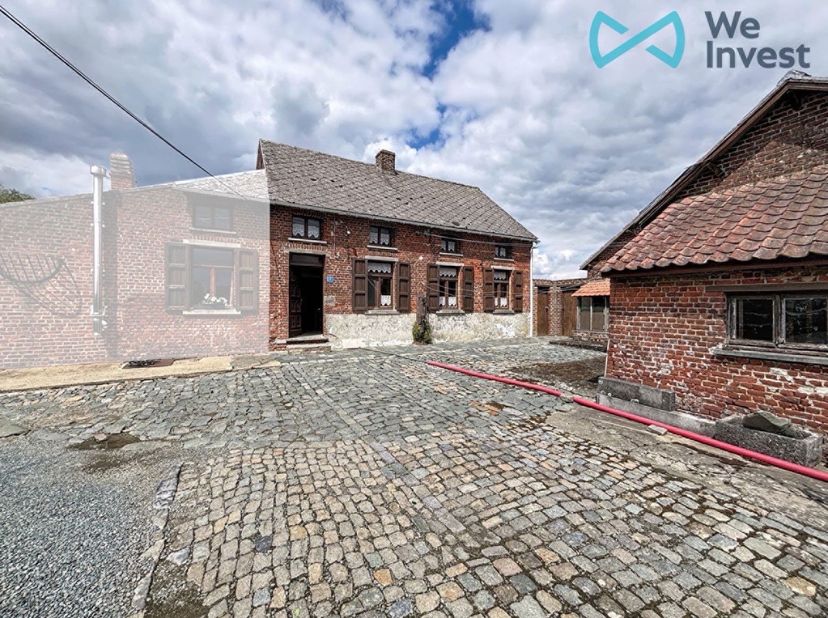 ***A VENDRE*** Ferme de 3 chambres à rénover avec jardin et grange sur un terrain de +- 48 ares et située dans un cadre rural et calme à Petit-Enghien
