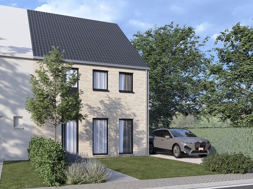 Op een rustig en landelijk gelegen perceel in Kortenaken bieden wij deze te bouwen halfopen woning aan.<br />
