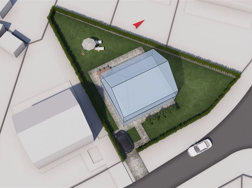 Rustig gelegen bouwgrond voor open bebouwing van 5a 96ca<br />
Omgeving:<br />
+ Groen en centraal gelegen<br />
+ Vlakbij het natuurreservaat Vallei