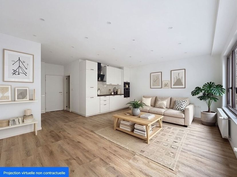 Ixelles, situé entre la place du Luxembourg et la place Fernand Cocq ainsi qu'à proximité de toutes commodités - Superbe studio de +/- 40m² entièremen