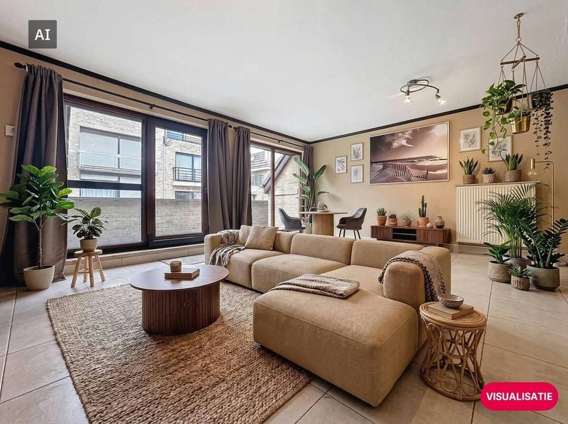 Vous recherchez un appartement spacieux et lumineux sur la côte ? Cet appartement duplex prêt à emménager à Ostende, situé au 4ème étage avec ascenseu