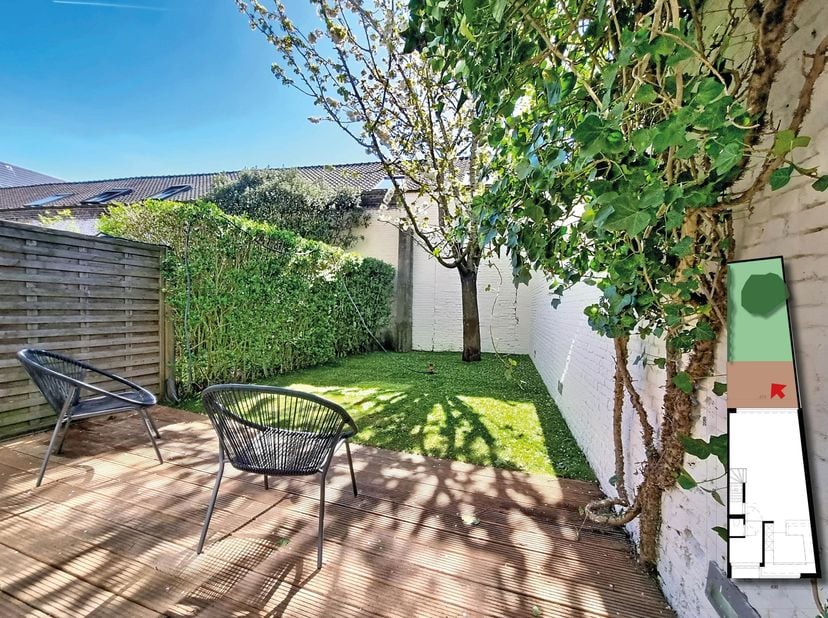 Duurzame woning met zongerichte tuin Coupure Gent<br />
<br />
Topligging in Gent<br />
Op een uitzonderlijke ligging aan de Coupure in Gent bevindt z