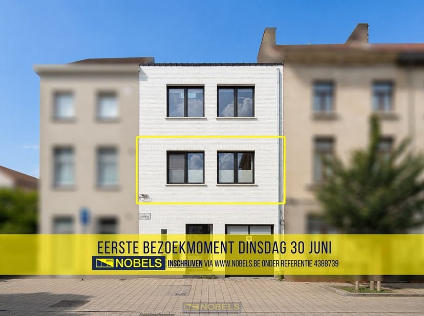 1ste bezoekdag dinsdag 30 juni! Inschrijven kan via www.nobels.be onder referentienummer 4388739.<br />
<br />
INSTAPKLAAR APPARTEMENT met 2 SLAAPKAME