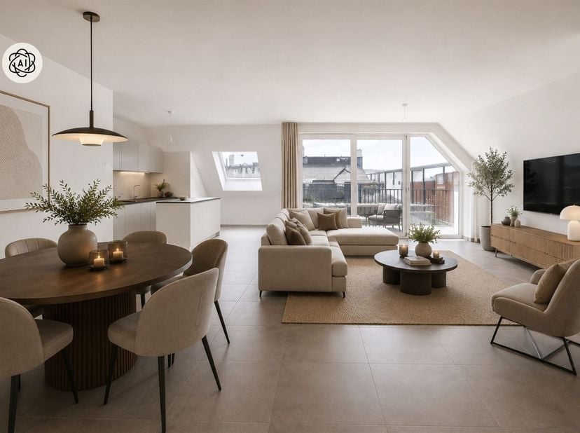 Bent u op zoek naar een ruim, modern en energiezuinig appartement in Wielsbeke, op wandelafstand van de Leie? Ontdek dit stijlvolle hoekappartement op