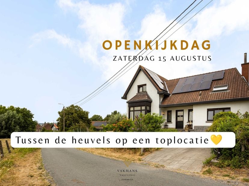 OPENKIJKDAG OP ZATERDAG MORGEN 15 AUGUSTUS ENKEL MOGELIJK OP AFSPRAAK 0475/34.00.40<br />
<br />
De Hoogdeurnestraat in Ronse werd recent genoemd als
