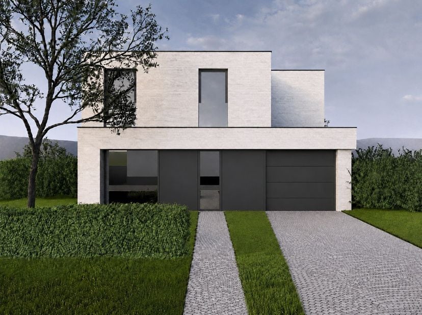 INDELING VAN DE WONING<br />
<br />
GELIJKVLOERS<br />
<br />
- Inkomhal- Gastentoilet- Leefruimte met open keuken- Trap naar boven- Berging/wasplaats