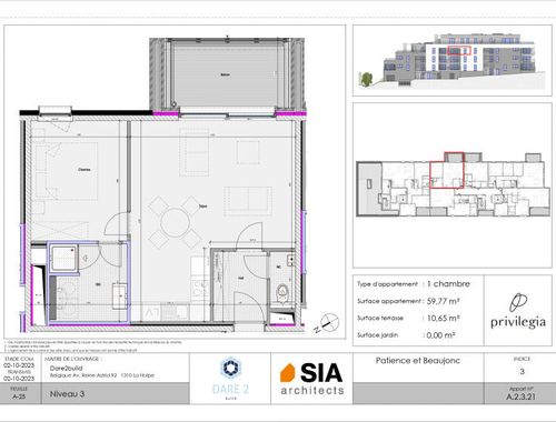                                         Appartement à vendre à Glain, € 213.174
