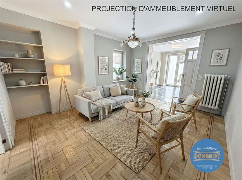 IMMOSCHMIDT (Réf.29427) - UCCLE (Boetendal / Héros) - LIBRE IMMEDIATEMENT : Superbe appartement de +/- 83m² (selon PEB) au rez-de-chaussée idéal situé