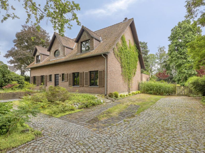 Deze karaktervolle villa in Bolderberg combineert een uitzonderlijke woonoppervlakte van 493m² met een topligging, veel natuurlijke lichtinval en een