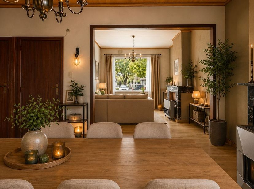 Charmante te renoveren woning met tuin in Kruibeke<br />
Ligging: Gelegen in de rustige Van Hovestraat bevindt deze woning zich in een aangename woono