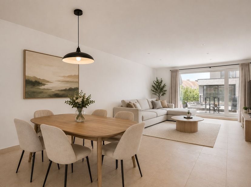 Ruim en lichtrijk appartement (102 m²) gelegen op de tweede verdieping van een kleinschalige residentie, op een rustige locatie in het centrum van Pit