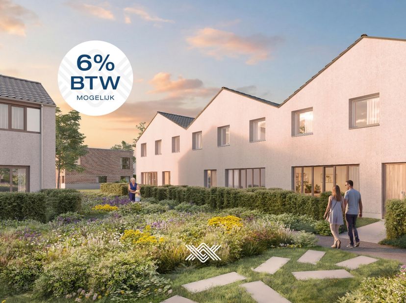Deze woning is ingedeeld als volgt: inkomhal met vestiaire en gastentoilet gevolgd door een keuken en leefruimte uitgevend in de tuin met zonneterras.