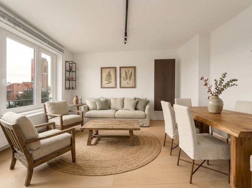 [[ DIT PAND NEEMT DEEL AAN DE ERA OPEN HUIZEN DAG OP 19/9 VAN 14:30 TOT 15:30 ]] Knokke: Luxueus gerenoveerd 2-slaapkamerappartement te koop met open