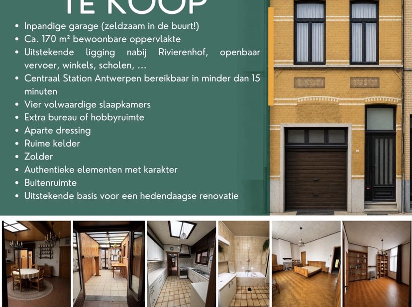 Maison à vendre à Waterbaan 4,
                    2100 Deurne