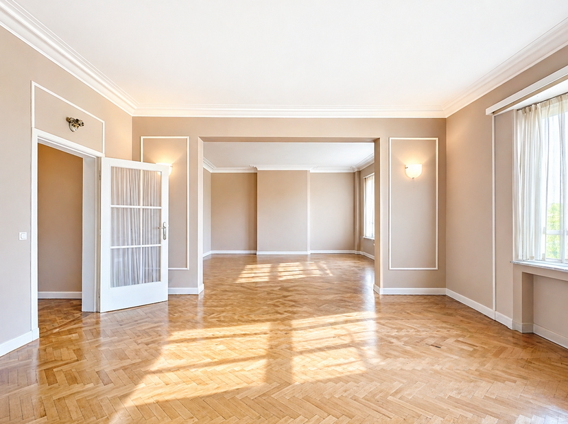 Situé entre Joséphine-Charlotte de Gribaumont, au 5E étage d’un immeuble de standing avec ascenseur, superbe appartement 4 chambres de ± 141m² avec ch