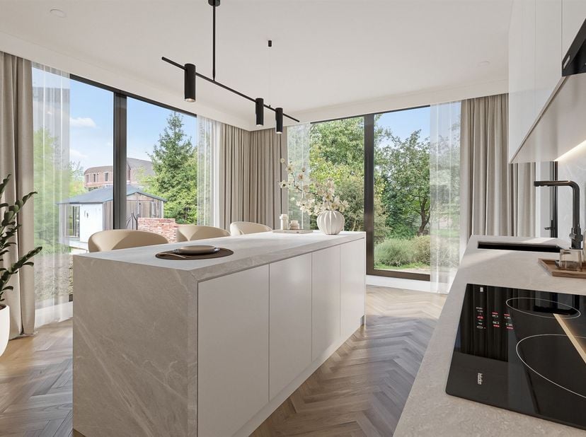 Deze woning werd volledig gestript en vormt zo het perfecte canvas voor wie een thuis helemaal naar eigen smaak en stijl wil vormgeven. De bestaande s