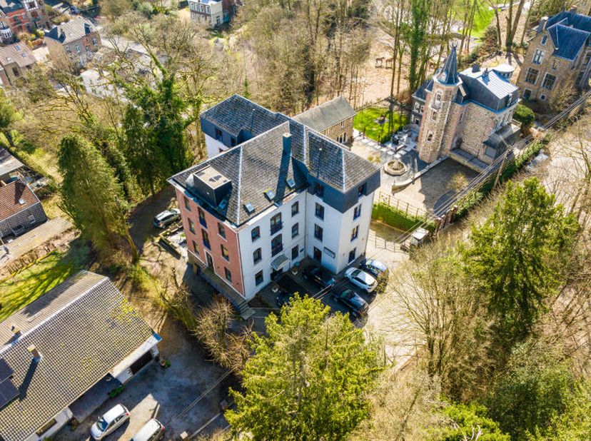 Magnifique immeuble actuellement affecté à titre de maison de repos (libre à lacte authentique) idéalement situé à Spa. Il comprend actuellement, sur