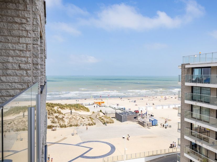 De Panne: appartement met 1 slaapkamer, terrassen en zicht op zee! Dit goed onderhouden appartement is gelegen op de 7de verdieping van Residentie San