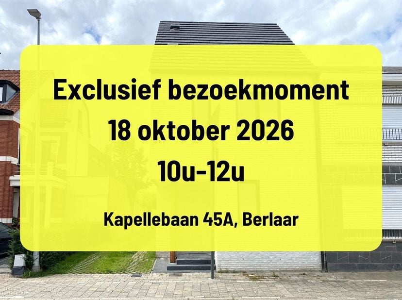 Huis te koop in Kapellebaan 45A,
                    2590 Berlaar