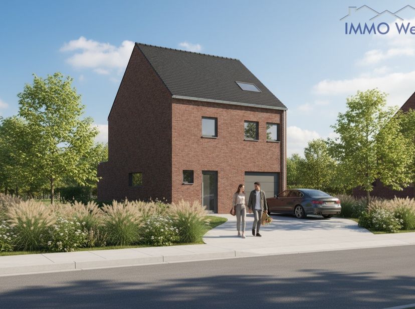 Nieuw te bouwen halfopen woning in Kemmel<br />
<br />
In&amp;nbsp; de geafficheerde prijs zit alles inbegrepen: Grond + woning + alle kosten (incl BTW en